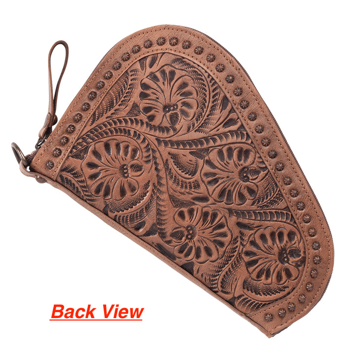 Back view of Padded Gun Case in dusty rose