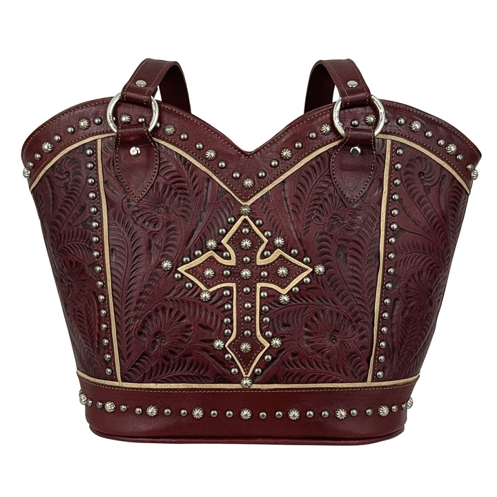 Boot Revival Zip-Top Tote with Conceal Carry Pocket on Back