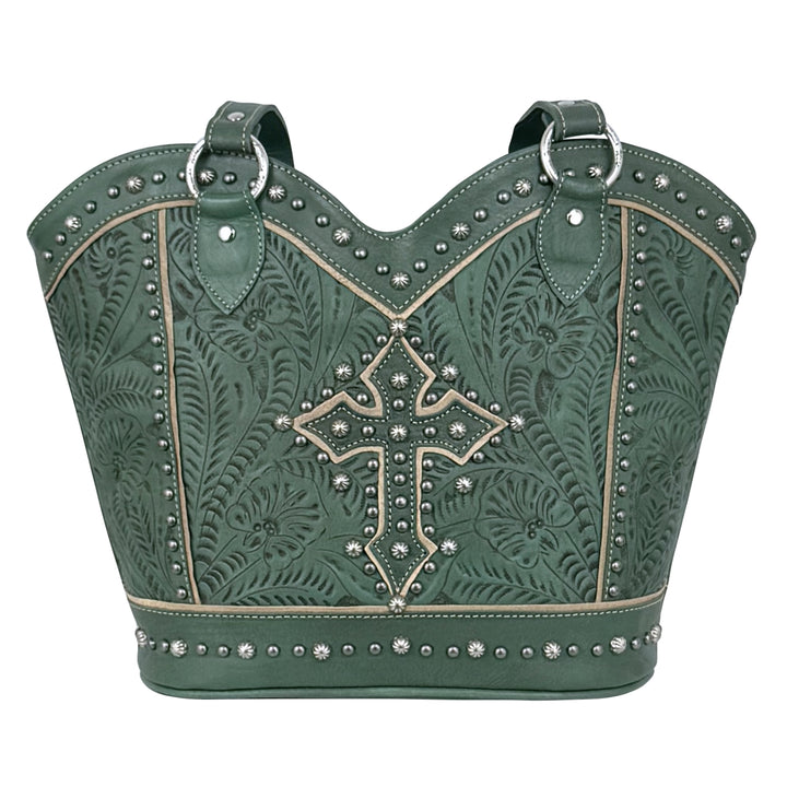 Boot Revival Zip-Top Tote with Conceal Carry Pocket on Back