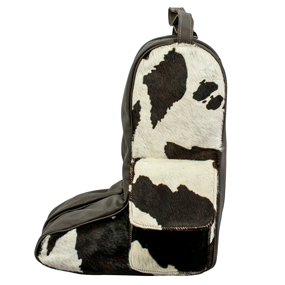 Cowtown boot bag in pony hair-on hide