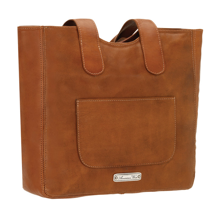 Back view of Mohave Canyon tote with slip pocket