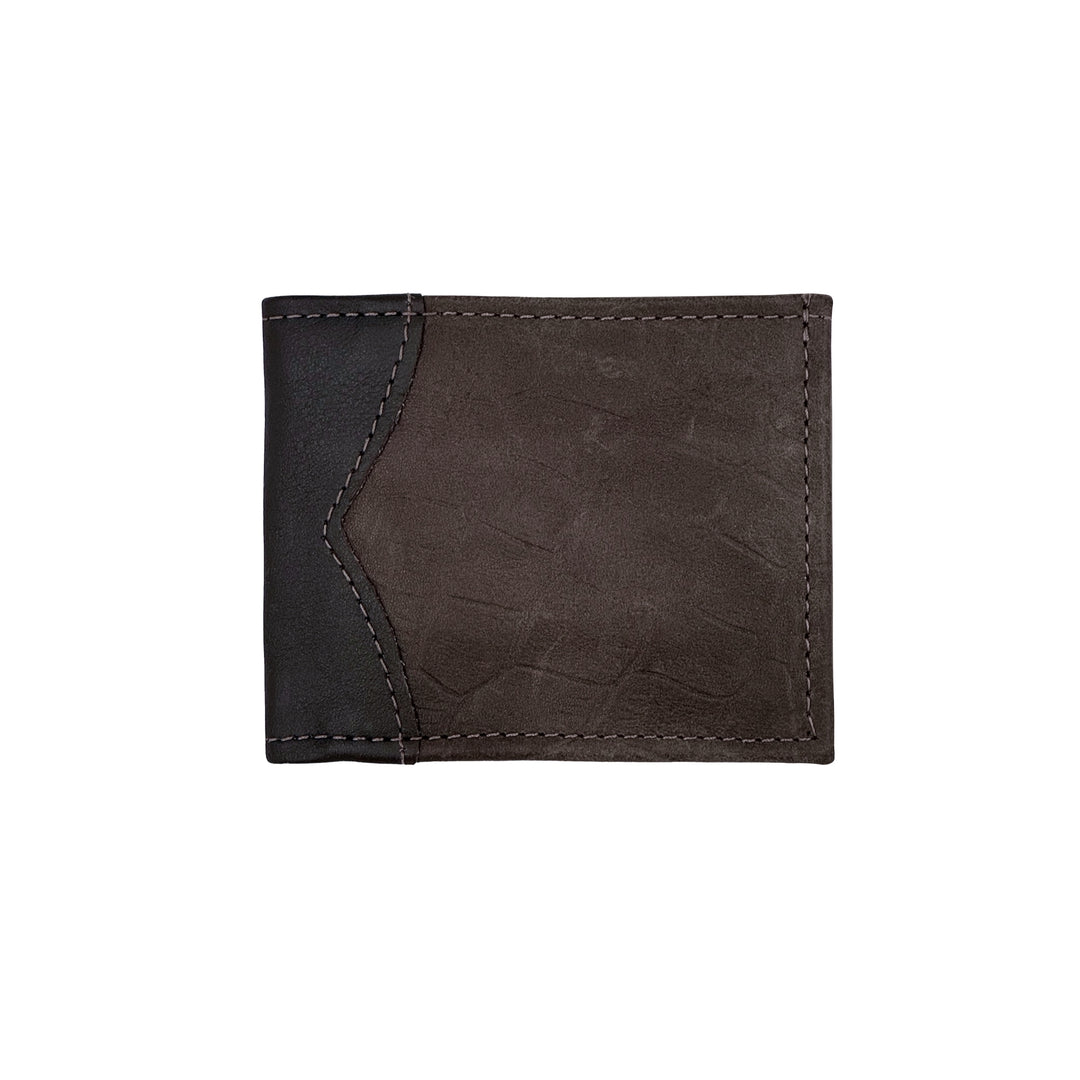 Men’s Bi-Fold Wallet - Croco Collection - Genuine Leather