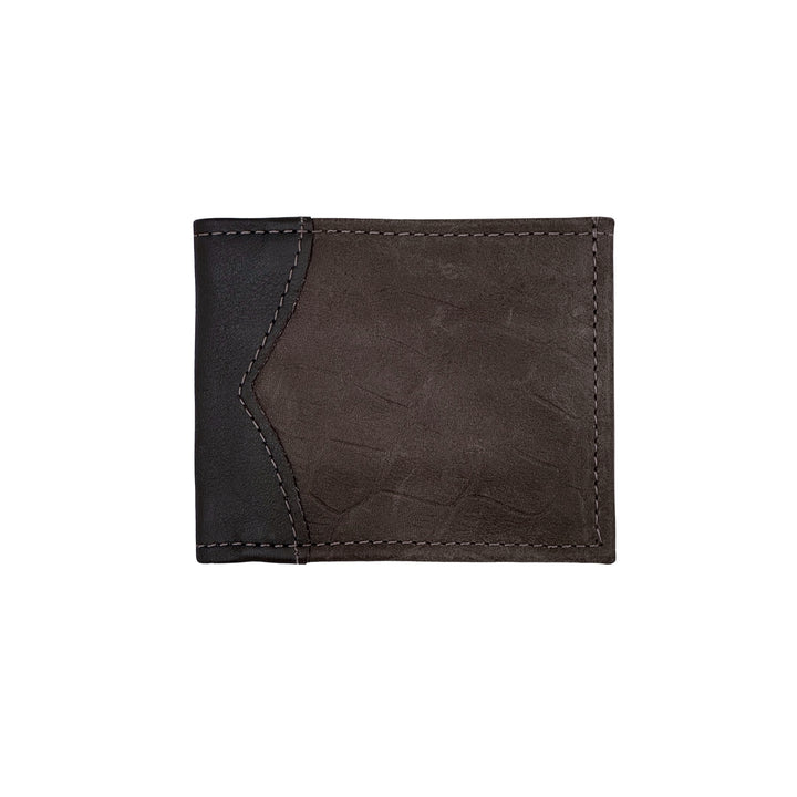 Men’s Bi-Fold Wallet - Croco Collection - Genuine Leather