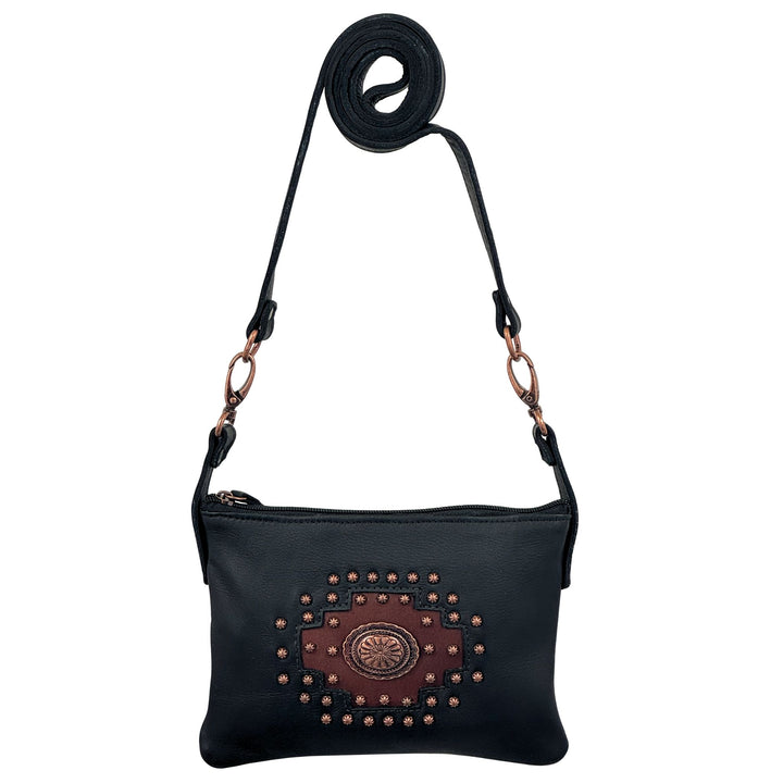 Midnight Copper Trail Rider Crossbody/Hip Bag - Ultra Soft Genuine Leather