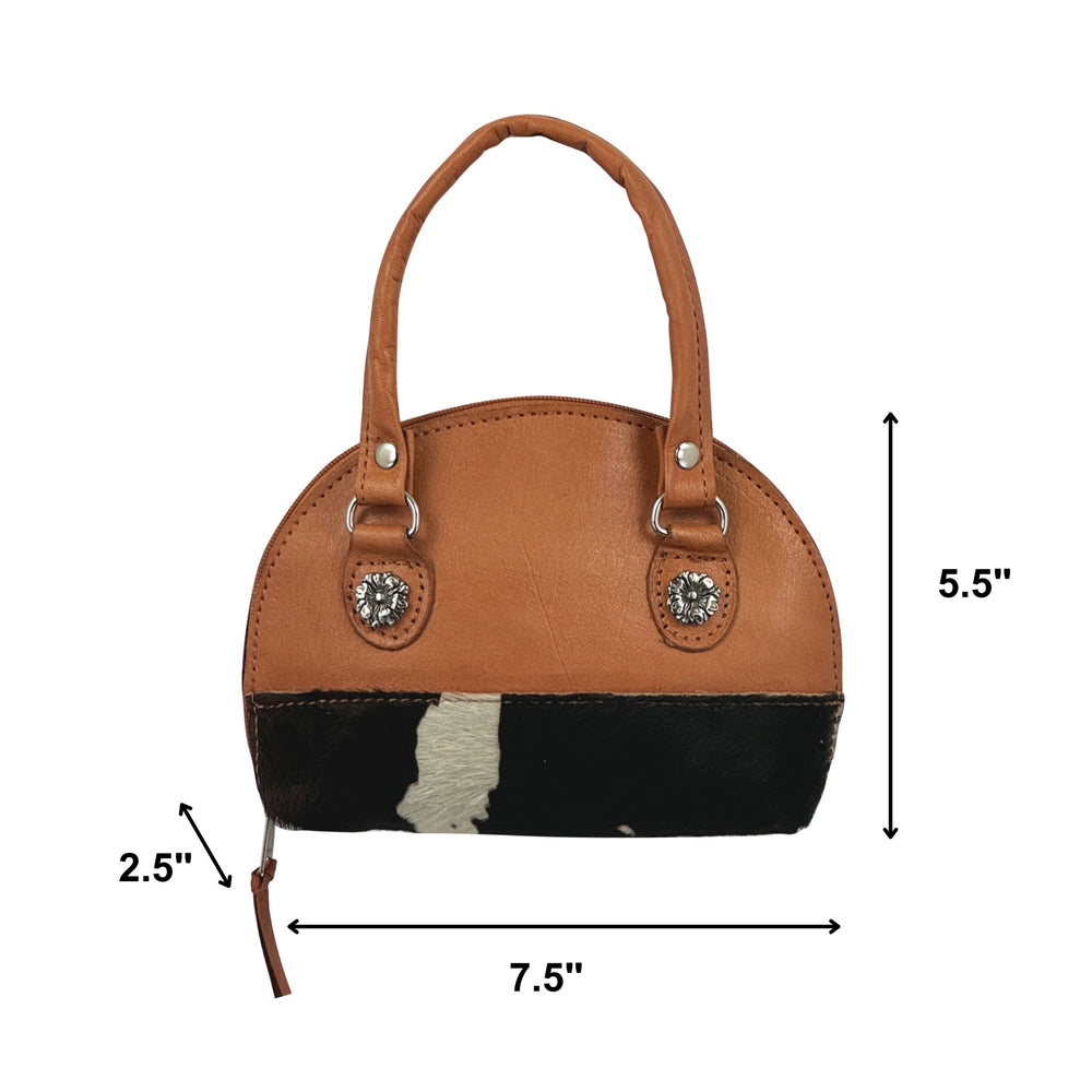 Kid's small tote in natural tan with dimensions