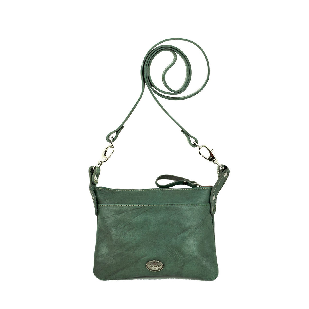 Back view of Navajo Soul crossbody bag/hip bag with slip pocket