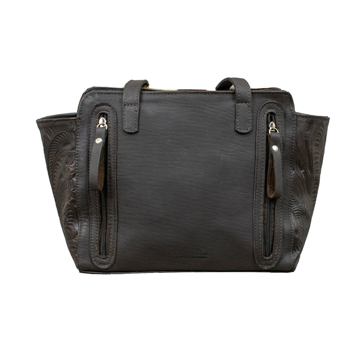 Back view of Cow Town conceal carry tote 